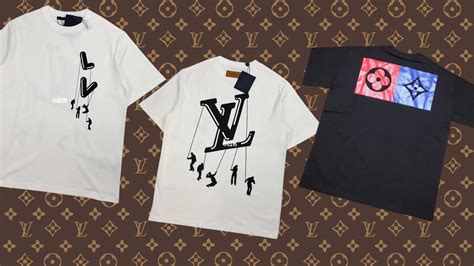 replica lv mens clothing|lv dupe t shirt.